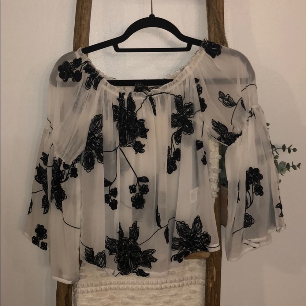 Off the shoulder top from Boutique